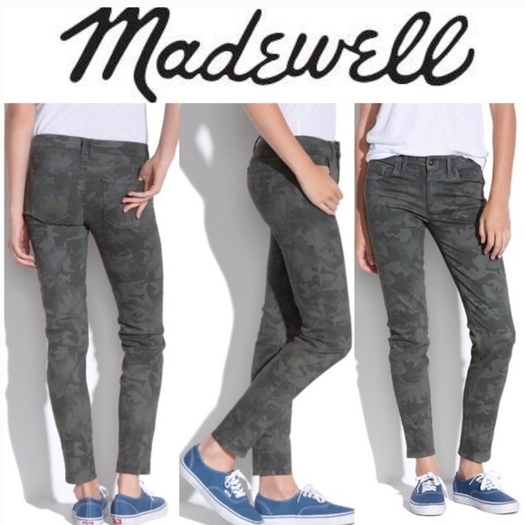 Madewell Denim - Madewell Camo Skinny Skinny Ankle Jeans Sz. 26